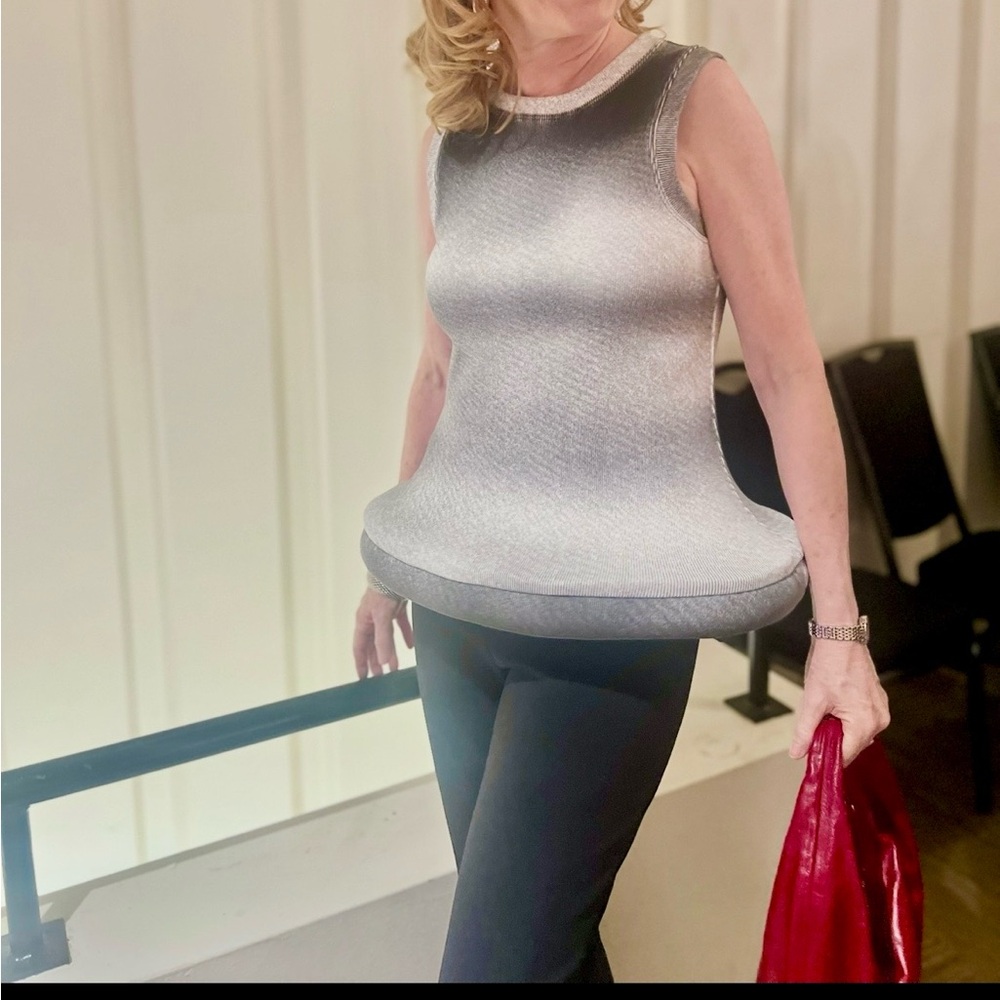 Unique, runway top from a high-end indie designer-LIKE NEW